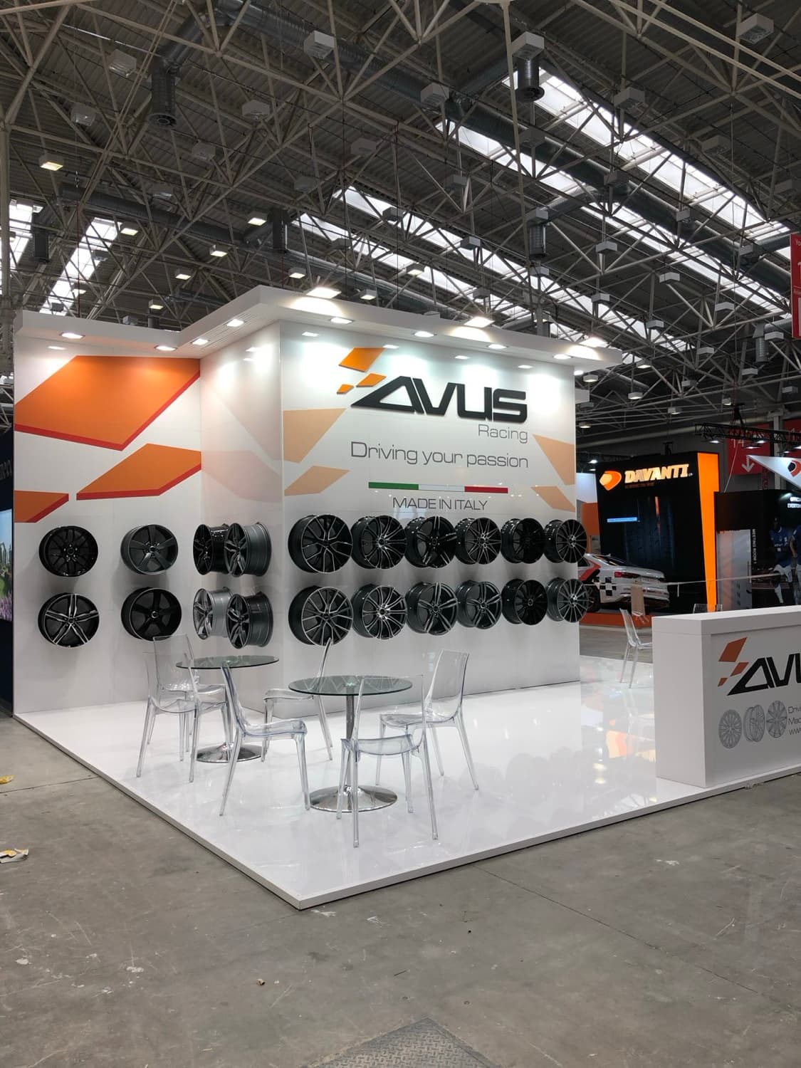AVUS Racing stand, finished