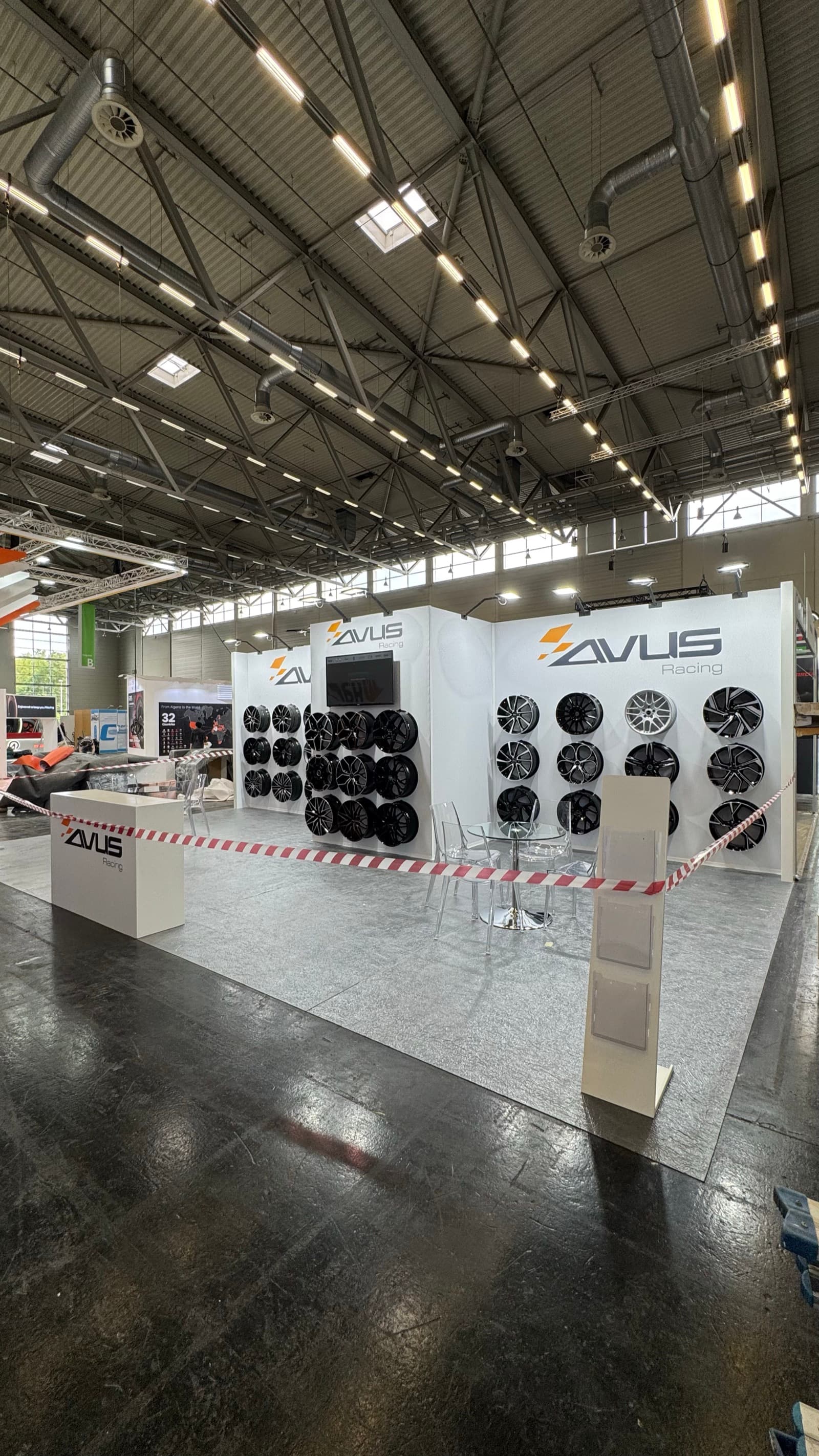 AVUS Racing stand, wide view