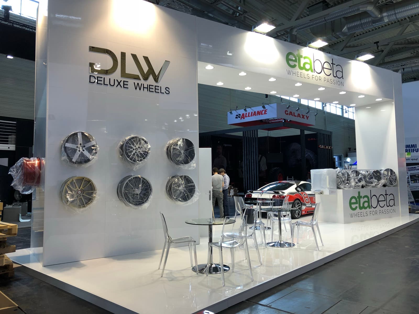Etabeta DLW wheels display wall