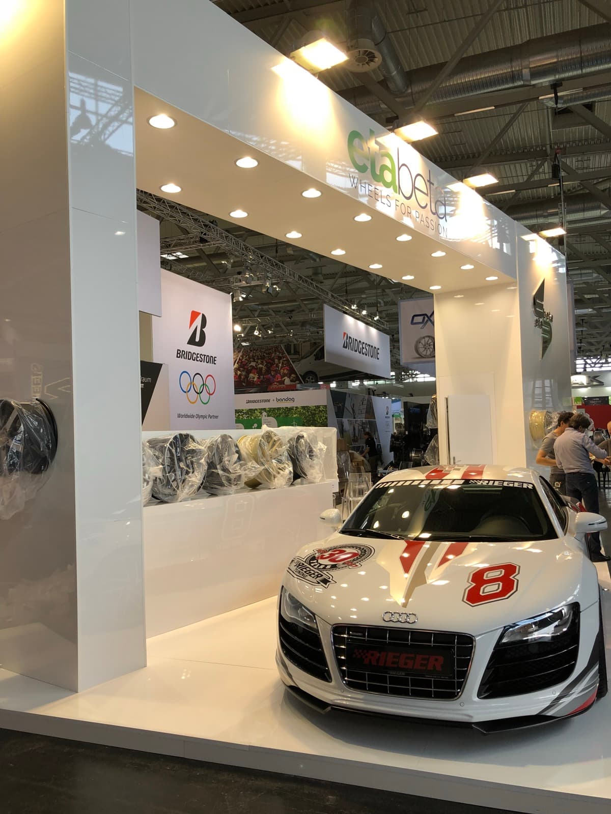 Etabeta Wheels stand with Audi showcase